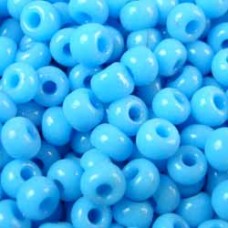 6/0 Miyuki Seed Beads - Opaque Turquoise Blue