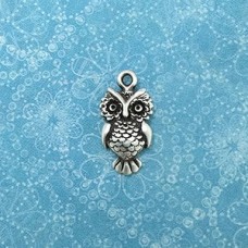 Angel Findings - Owl Charm Small - 17x9mm