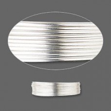 20ga (0.8mm ) Sterling Silver Dead Soft Round Wire - 5ft (1.52m)