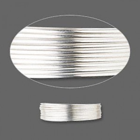 20ga (0.8mm ) Sterling Silver Dead Soft Round Wire - 5ft (1.52m)