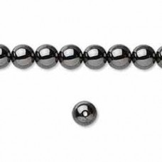6mm Hemalyke Non-Magnetic Round Beads - Strand