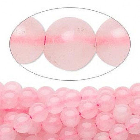 6mm Rose Quartz Round Gemstone Beads