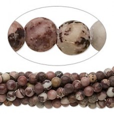 4mm Crazy Horse Round Beads - Strand