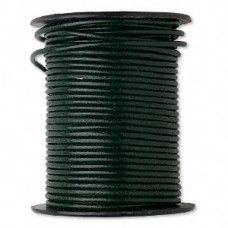2mm Avocado Round Indian Leather Cord - 22.86m (25yd) Roll