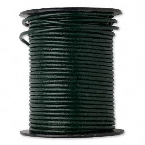 2mm Avocado Round Indian Leather Cord
