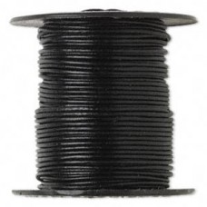 .5mm Black Soft Leather Cord
