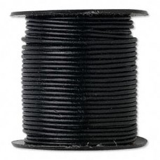 1mm Black Indian Leather Cord