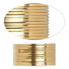 21ga 12Kt Gold Filled Dead Soft Square Wire - 5ft (1.52m)
