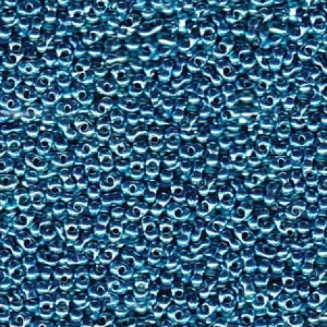 Matsuno 2x4mm Peanut Beads - Galvanised Blue