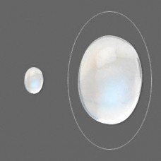 7x5mm B Grade Callibrated Rainbow Moonstone Oval Cabochons - Each
