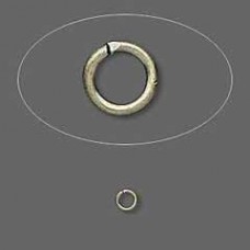22ga 4.0mm OD Antique Gold Jumprings - Pack of 50