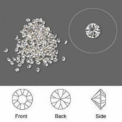 1.5-1.6mm (PP9) Swarovski Chatons - Crystal