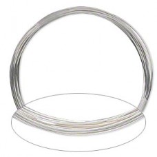22ga Half Hard Sterling Silver Filled Wire - 10ft Coil