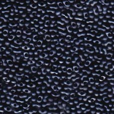 Matsuno 2x4mm Peanut Beads - Matte Hematite - 12gm