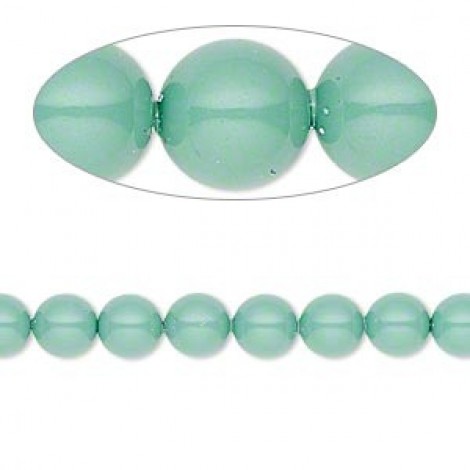 8mm Swarovski Crystal Pearls - Jade