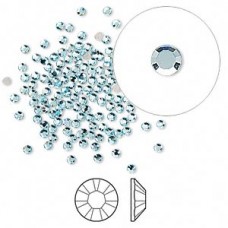 1.9mm SS5 Crystal Passions Crystal Flatbacks - Aquamarine - Pack of 24