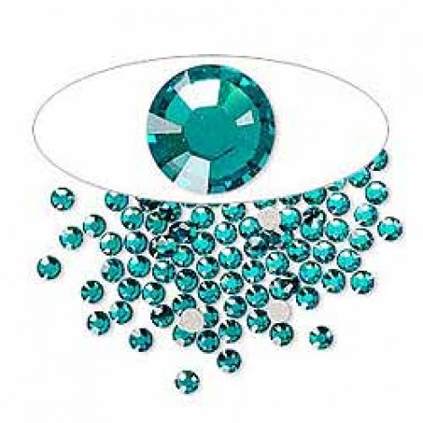 2.6mm SS9 Crystal Passions® Flat Back Crystals - Blue Zircon