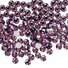 3.9mm SS16 Swarovski Flat Back Crystals - Amethyst - Pack of 24