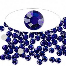3.9mm SS16 Swarovski Crystal Flatbacks - Cobalt - Pack of 24