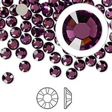 4.8mm SS20 Crystal Passions® Flatback Crystals - Amethyst