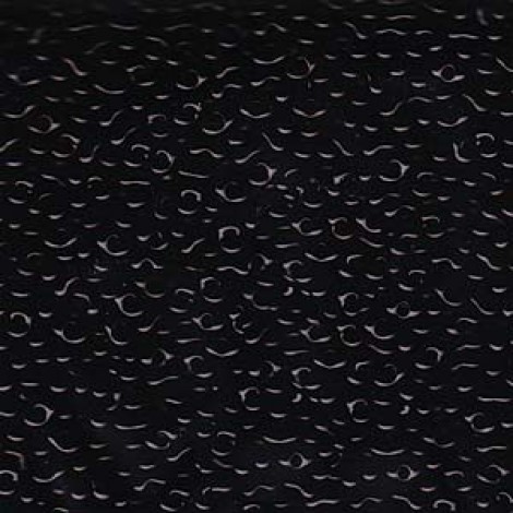 Matsuno 2x4mm Peanut Beads - Opaque Black