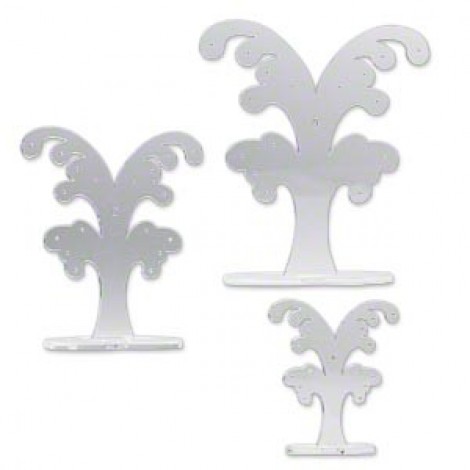 Set of 3 Small Acrylic Earring Display Stands
