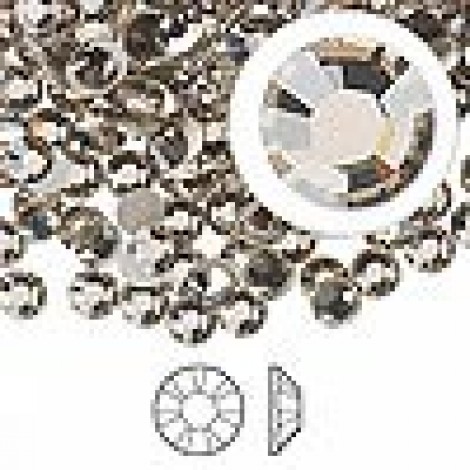 4.8mm SS20 Swarovski Crystal Flatbacks - Greige - Pack of 12