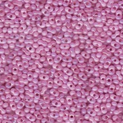 Matsuno 2x4mm Peanut Beads - Ceylon Rose Opal