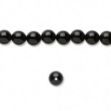 6mm Black Onyx Round Beads