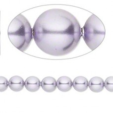 6mm Swarovski Crystal Pearls - Lavender