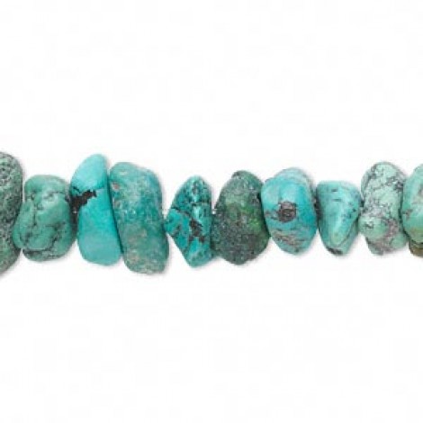 Turquoise Gemstone Chip Strand - Medium-Lge - 16" strand Turquoise Gemstone Chip Strand - Medium-Lge - 16" strand
