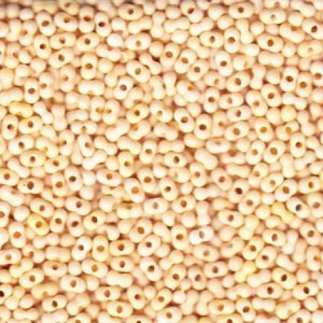 Matsuno 2x4mm Peanut Beads - Frosted Sandstone