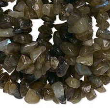 Labradorite Medium Gemstone Chips - 36" strand