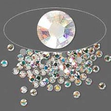 2.6mm SS9 Crystal Passions® Flat Back Crystals - Crystal AB