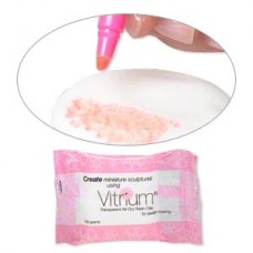 Vitrium Moldable Air-Dry Clay - Transparent White - 100g