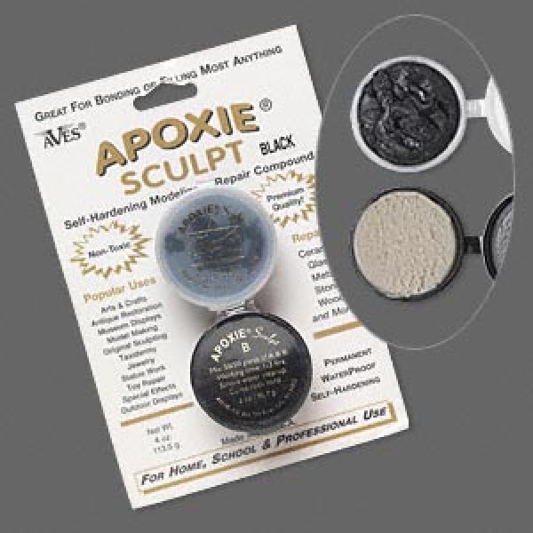 Aves Apoxie Sculpt 1 lb. Silver Grey, 2 Part Modeling Compound A & B