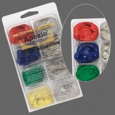 Apoxie Sculpt 2-part Epoxy - Red,Blue,Green,Yellow - 1/2LB pack