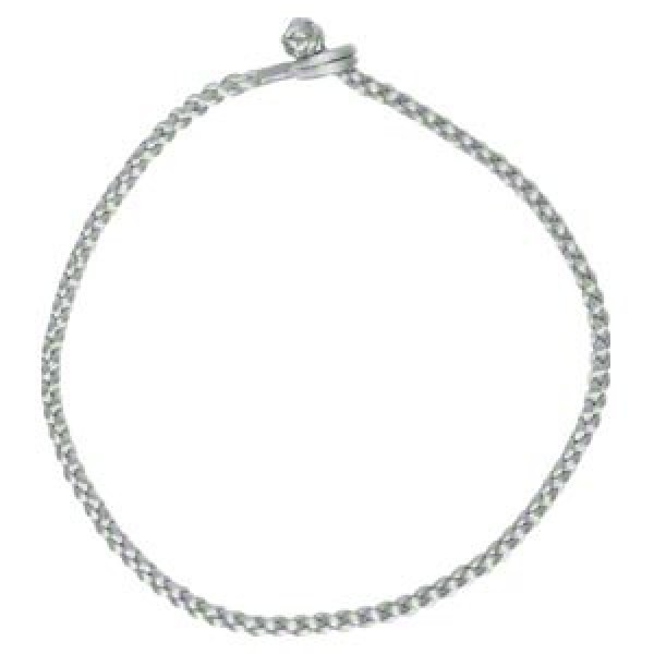 6mm Silver Satin Cord Braided 18 