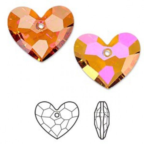 28mm Truly in Love Swarovski Heart - Astral Pink - Each 28mm Truly in Love Swarovski Heart - Astral Pink - Each