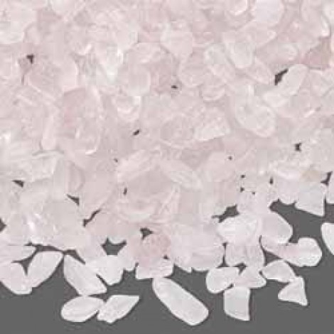 Rose Quartz Gemstone Un-drilled Mini-Chips - 50gm