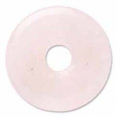 40mm Rose Quartz Donuts - Each