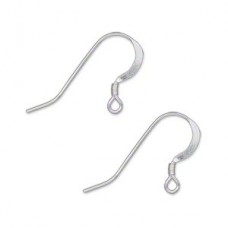 24mm 23ga Sterling Silver Filled Earwires with Coil - Pack of 2 pair