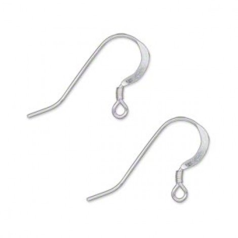 24mm 23ga Sterling Silver Filled Earwires with Coil