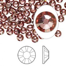 4.8mm SS20 Swarovski Crystal Flatbacks - Antique Pink - Pack of 12