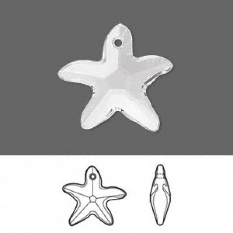 20mm Swarovski 6721 Starfish - Crystal - Each