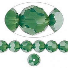 6mm Swarovski Round Beads - Palace Green Opal