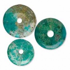 Turquoise Stabilized Donuts - 15-35mm - Set of 3