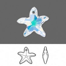 20mm Swarovski 6721 Starfish - Crystal AB - Each