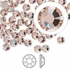 4.8mm SS20 Swarovski Flatback Crystals - Vintage Rose - Pack of 12