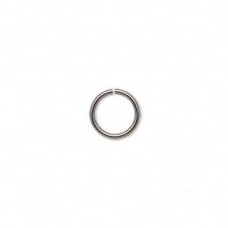 9.5mm 18ga Stainless Steel Round Jumprings - Pack of 50